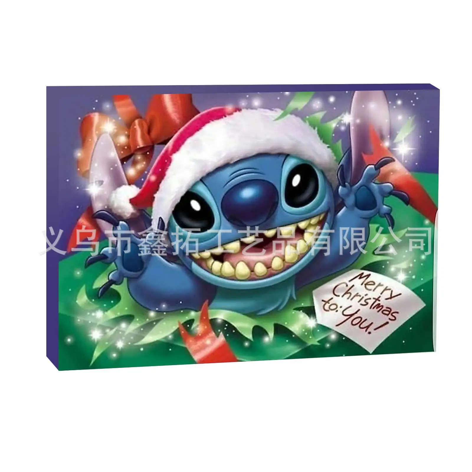 Cartoon Lilo & Stitch Jewelry Blind Box Christmas Advent Countdown Calendar Xmas Countdown Calendar Jewelry Making Decorations