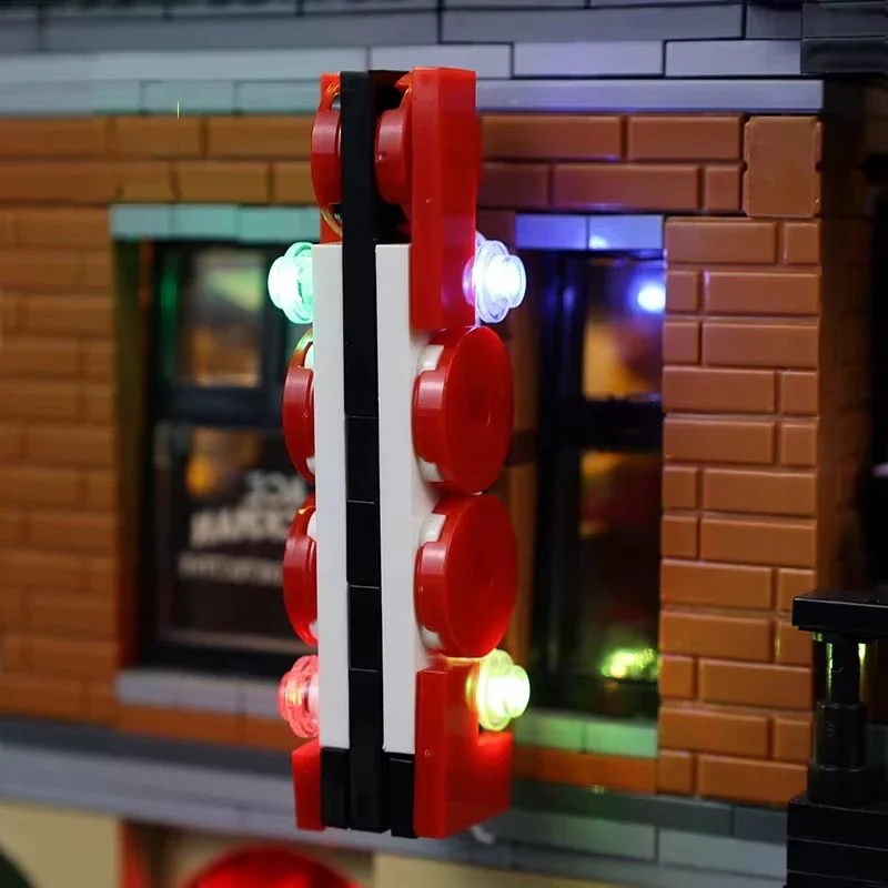 DIY LED Light Kit For LEGO 10246 Detective's Office Building Block Set（Only LED Light,Without Blocks Model）