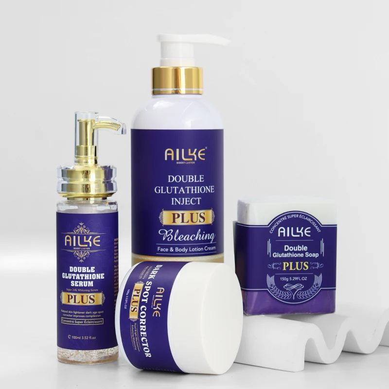 

AILKE Premium Lightening SkinCare Kit, Dark Spots Corrector Cream for Uneven Skin Tone, Bleaching Serum, Smooth, Soft Skin