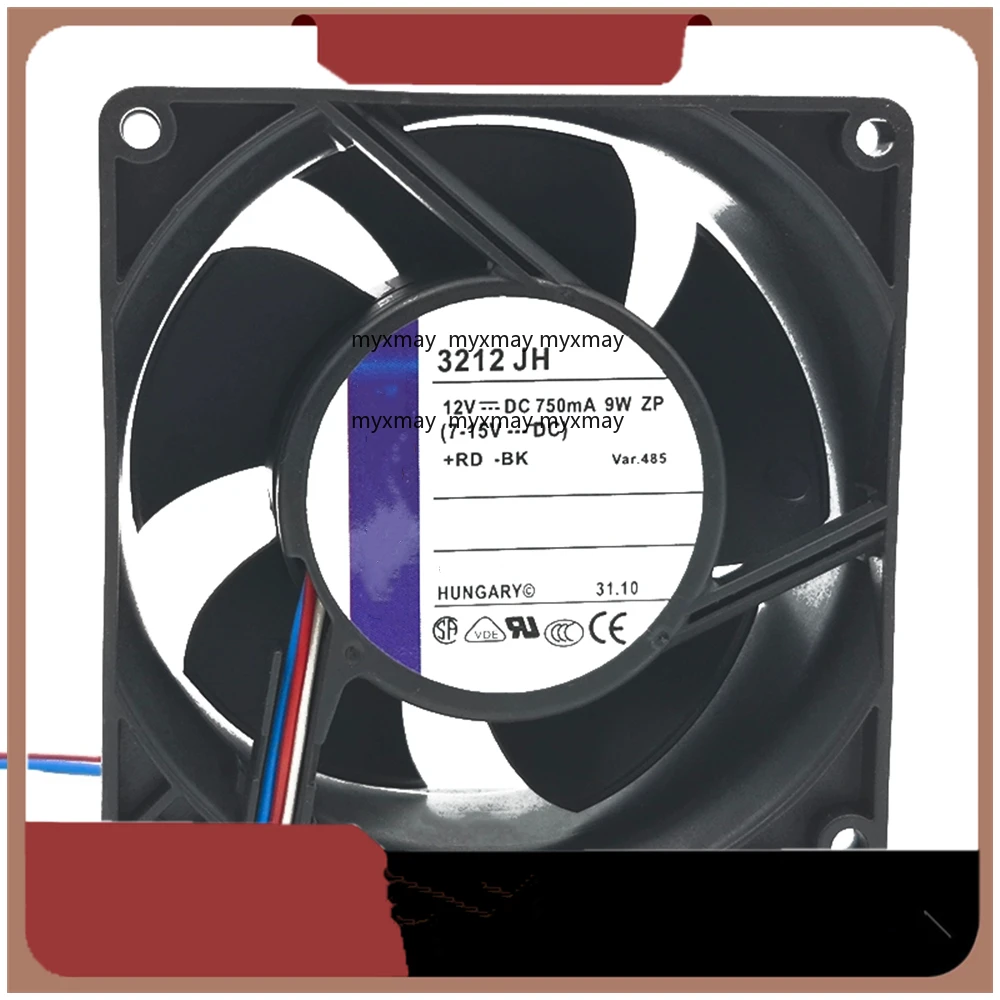 

Cooling Fan 3212JH DC 12V 750mA 9W 9cm 9038 90X90X38MM 2-Wire 3-Wire