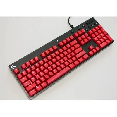 Logitech PBTバックライト付きキーボードキャップ,1セット,G610 g pro x g512c用のキーキャップ - AliExpress