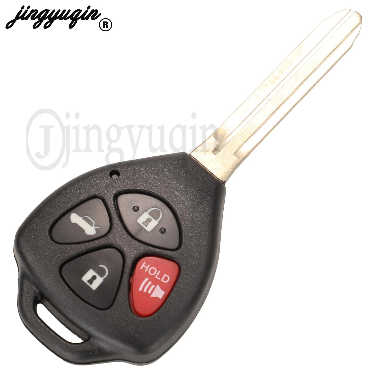 Jingyuqin-Clé télécommande de voiture, puce HYQ12BBY 4D67/G, 314.4MHz, pour Toyota Camry Avalon CorTrustMatrix RAV4 Venza Yadditif, porte-clés en option