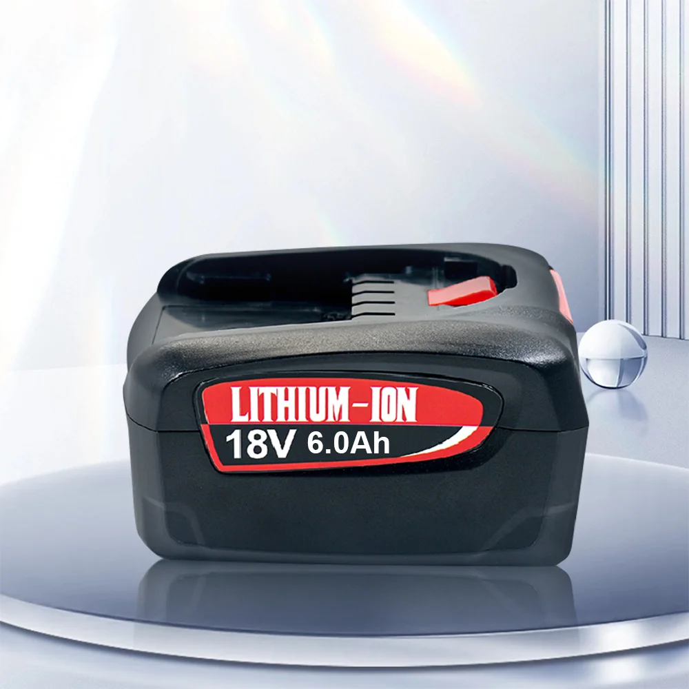 

18650 18V 6Ah battery for Bosch PBA PST PSB PSR 18V Home, Construction, Gardening Tools (Type C Only) AL1810CV AL1815CV Powe
