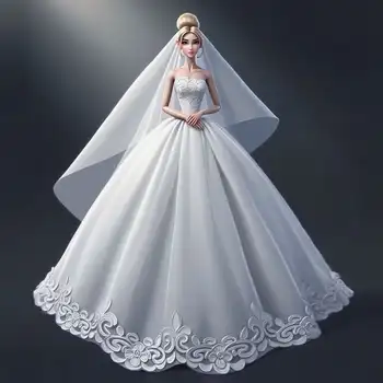 12 best sales Barbie-Hochzeitskleid - №2