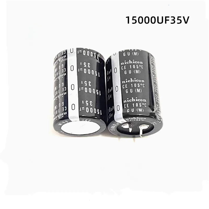 1 Buah 35V 2200UF 3300UF 4700UF 10000UF 15000UF 6800UF Kapasitor Elektrolit 25X20 22X25 30X35 30X40 30X45 30X50