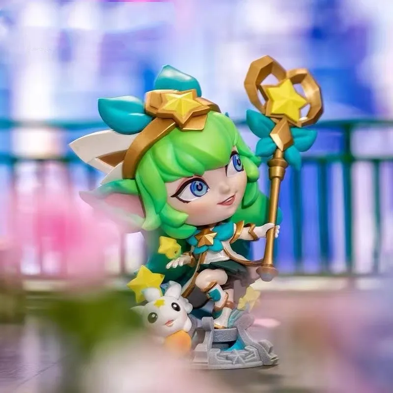 New Original League Of Legends Lulu Star Guardian Medium Statues The Fae Sorceress Anime Figures Toys Game Gifts Pvc Action Gift