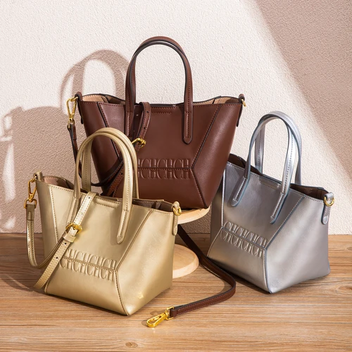 Imagen 1 del producto Bolso de mano a la moda para mujer, novedad de Otoño de 2025, bolso para teléfono de doble uso, bolso de hombro Simple con relieve para mujer