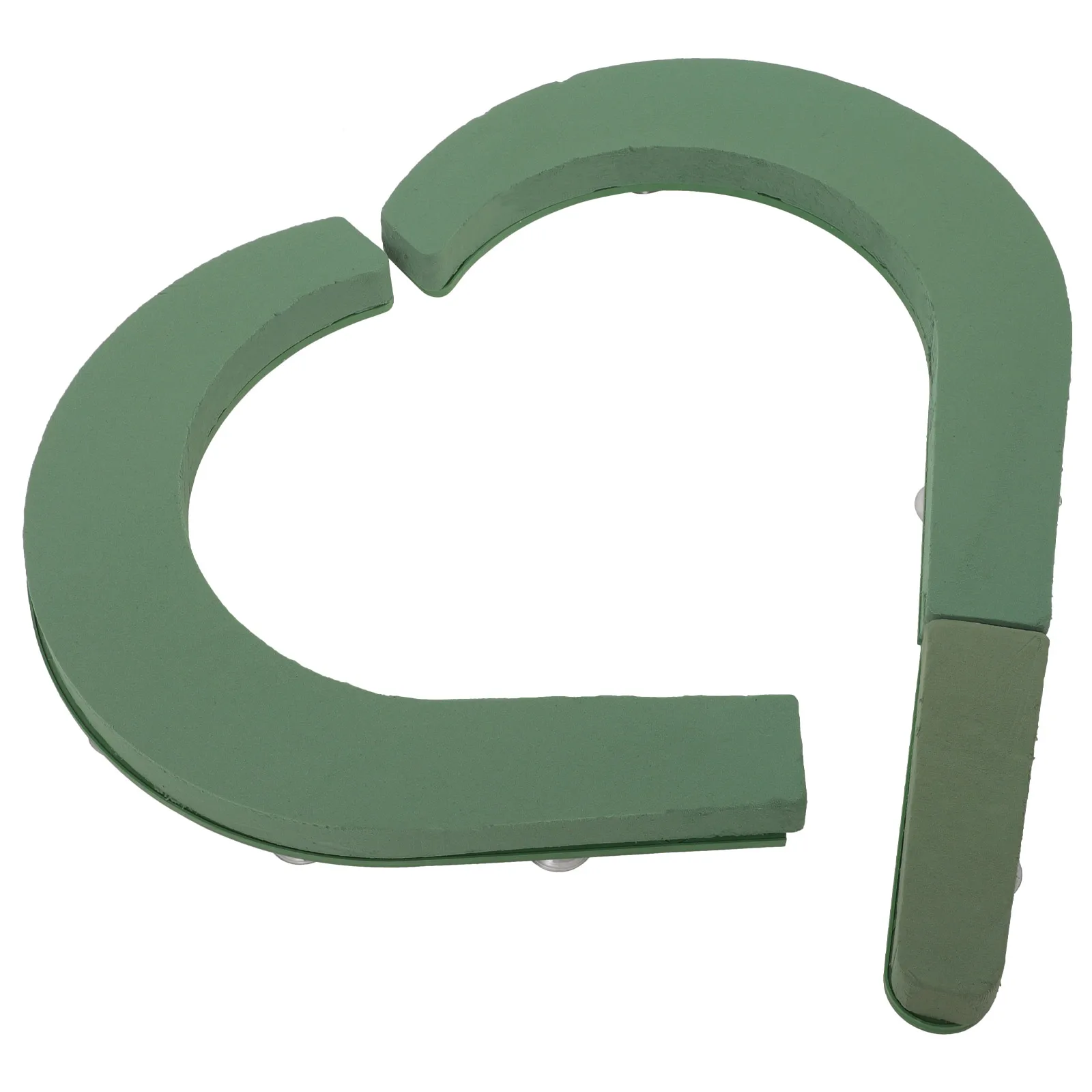 

Heart Shape Floral Foam Floral Arrangement Mud Wedding Birthday Decor Diy Sucker Green Easy Absorbent Practical Safe For Events