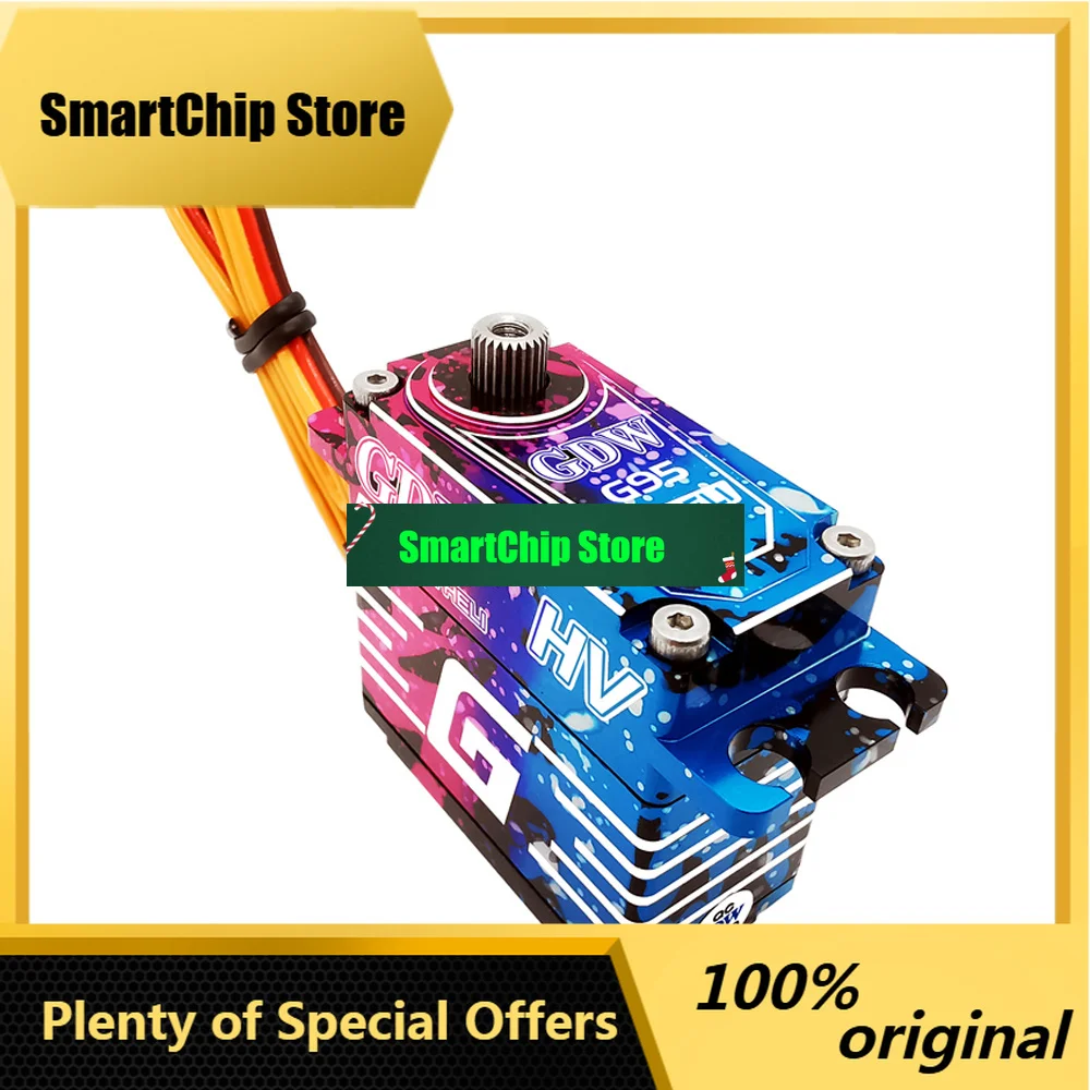 SmCpSteel Gear High-Speed Brushless Digital Servos 1/3PCS GDW G92 / G95 43KG High Torque For RC Helicopter Tail-Locking Accessor