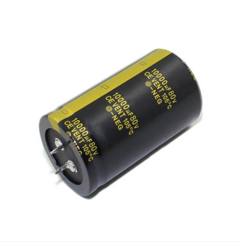 2 قطعة/الوحدة 10000 فائق التوهج الألومنيوم مُكثَّف كهربائيًا 25V 35V 50V 63V 80V 100V عالية التردد منخفضة ESR مكثف