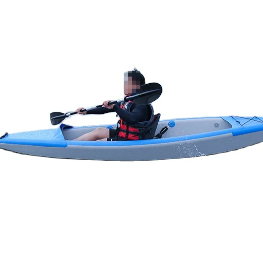 

PVC inflatable Double Kayak 2 Person Sit on top Drop Stich Fabric Kayak for River / Drifting / Raft Boat 15ft Length