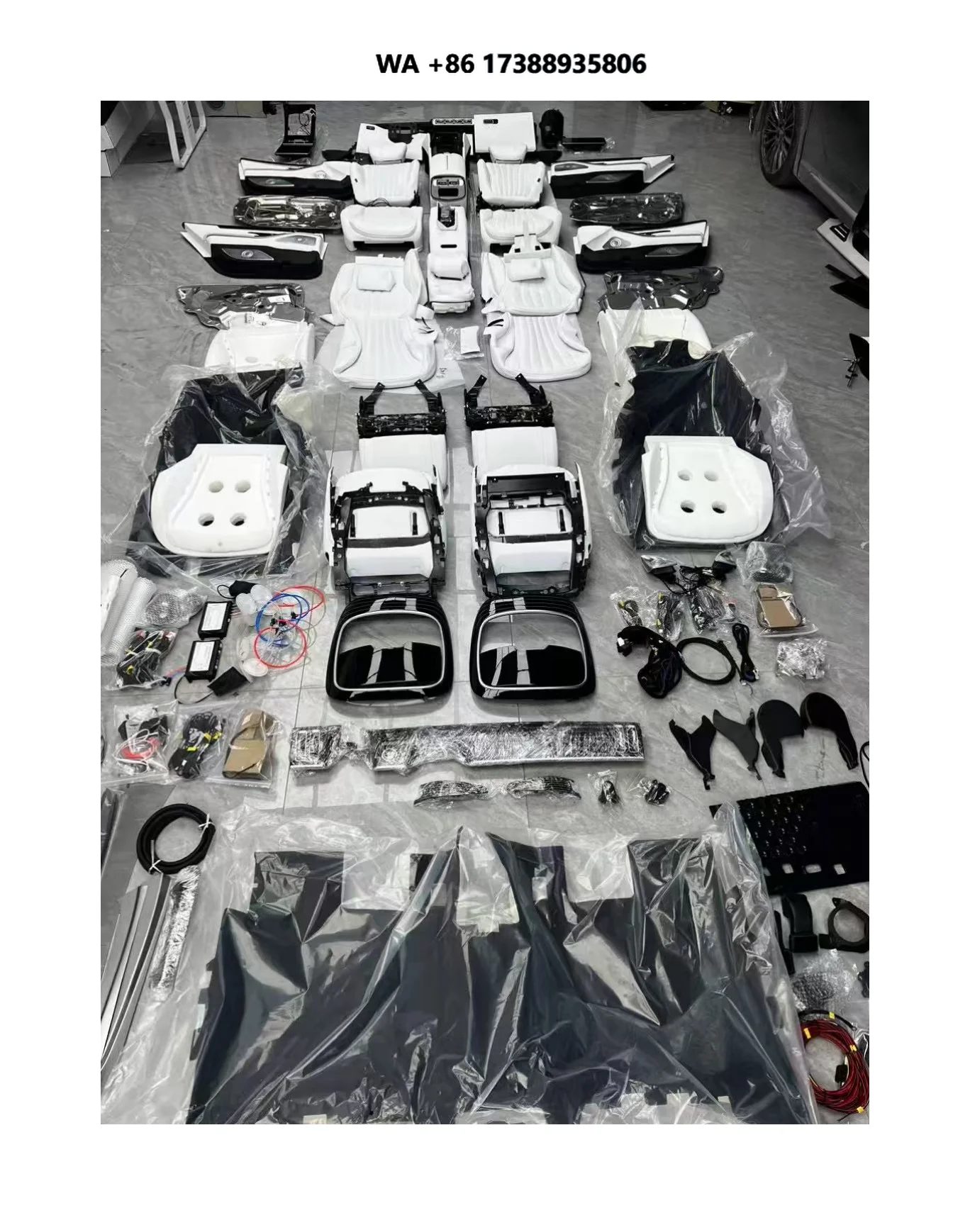 For S-Class W221 Upgrade Kit Luxury Interior Center Console Modification for W223 New Condition Car Application