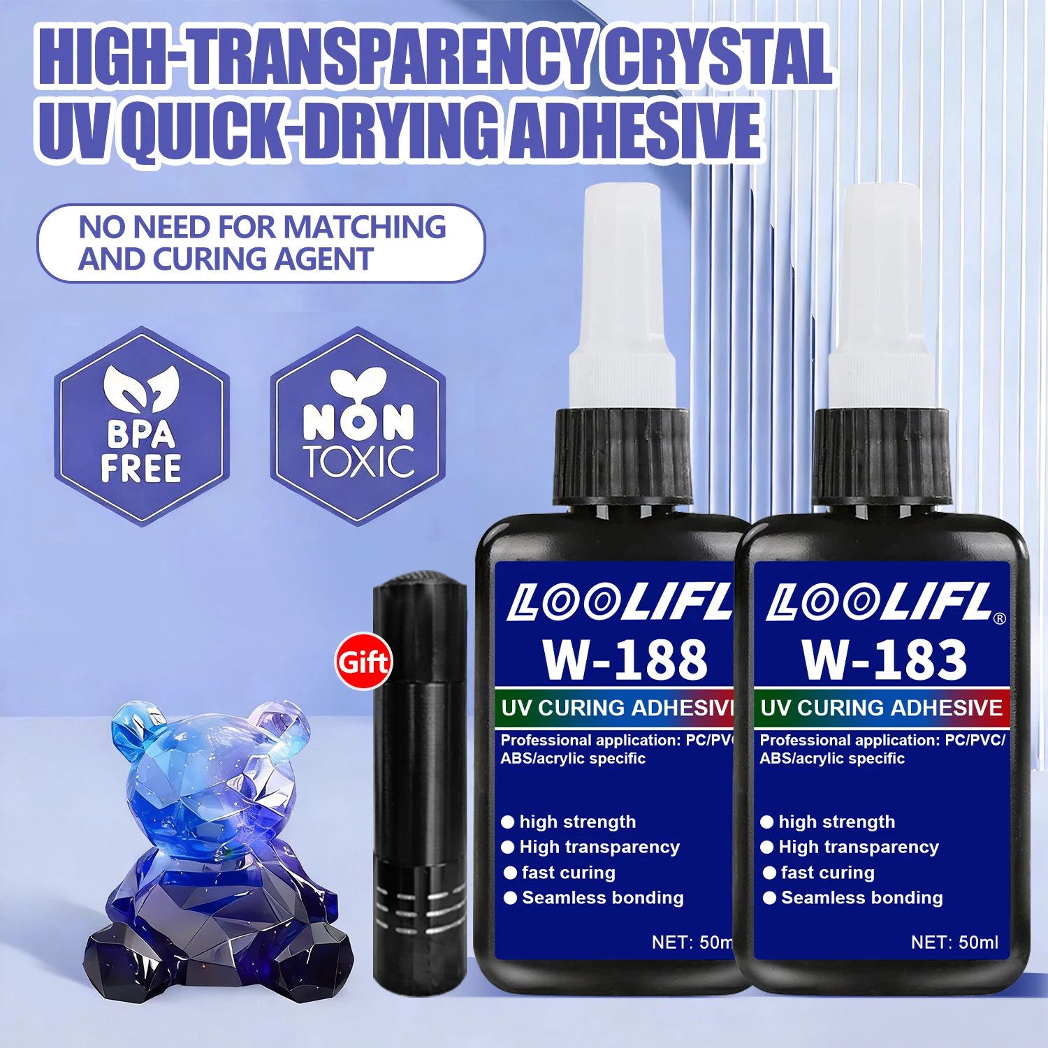 colla-uv-da-50ml-con-lampada-adesivo-trasparente-a-polimerizzazione-rapida-colla-super-forte-per-plastica-gioielli-artigianato-fai-da-te-impermeabile