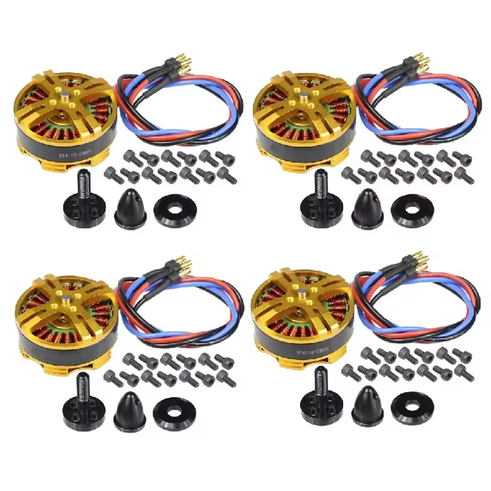 

4PCS DYS RC BE4108 4108 380KV 580KV 720KV Brushless Motor For RC Multi Axis Drone External Rotating Brushless High Speed Motor