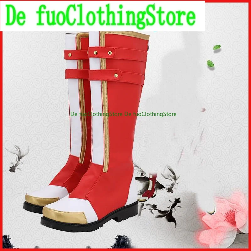 DefuoClothing Ensemble Sterren Morisawa Chiaki Cosplay Anime Game rollenspel Halloween Party Props Schoenen Laarzen