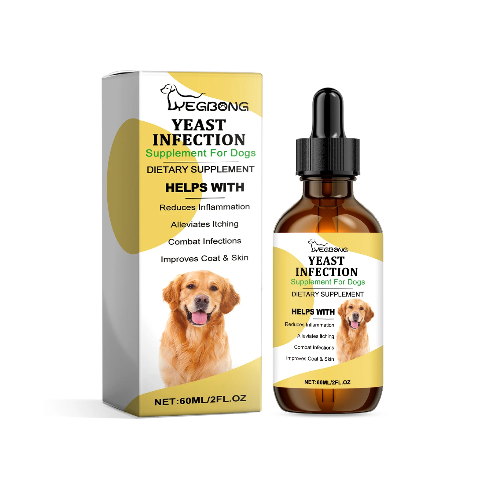 

Yegbong Relieve Pet Skin Care Outside The Body Herbal Yeast Supplements