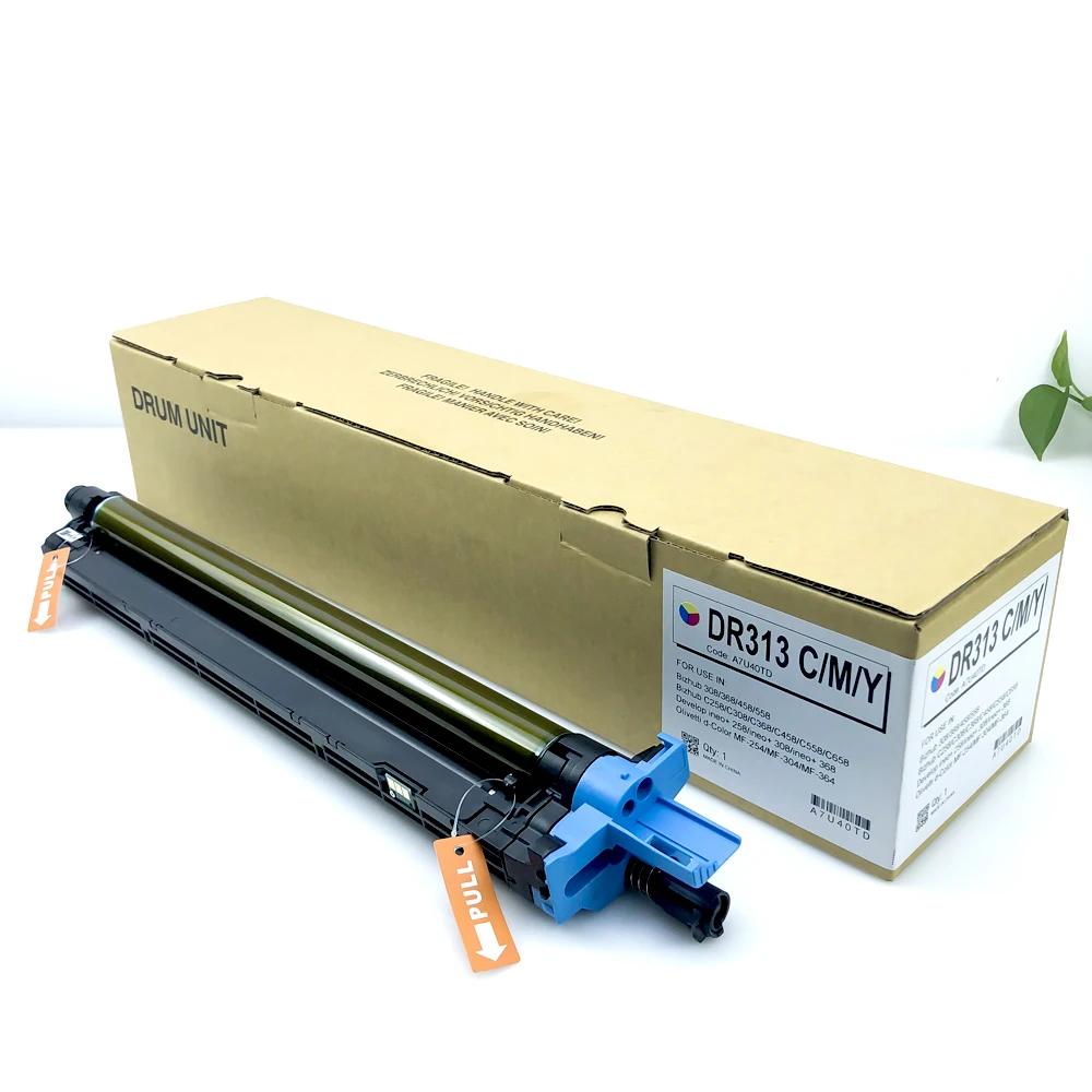 Imported from Japan KMCY C258 DR313K DR313 Drum Unit For Konica MINOLTA Bizhub C258 C308 C368 C458 C558 C658 A7U40RD Black