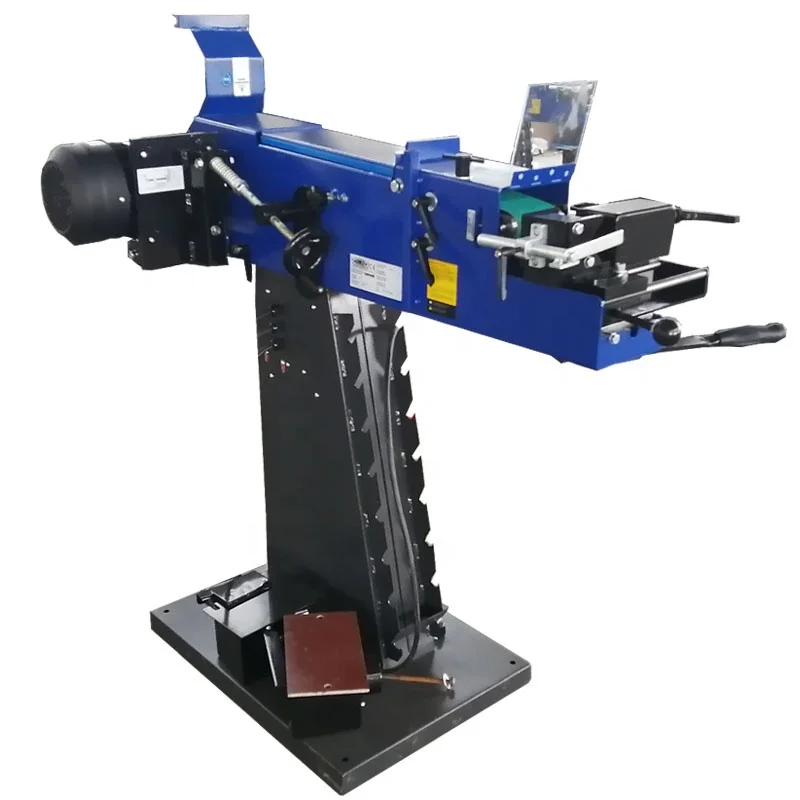 New Single-Phase Motor Tube Notcher Pipe Notching Machine with Metal Deburring Belt Sander