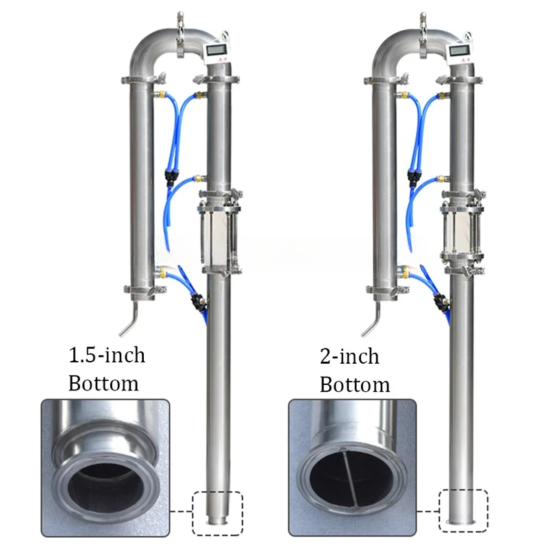 Food Grade Distilling Column Stainless Steel Distillery Home Brewing & Wine Making 1.5