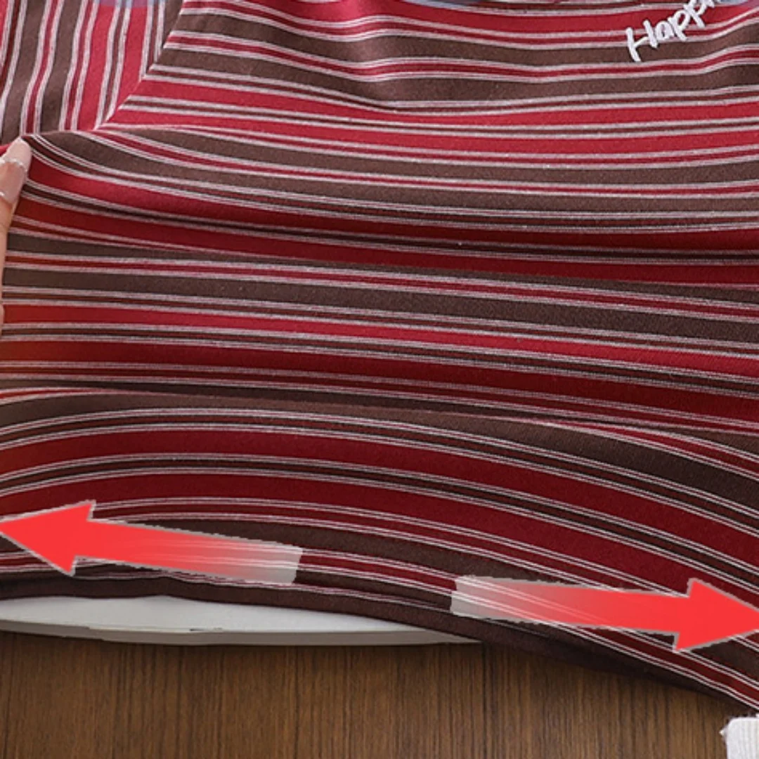 1-10 Jahre Koreanischer Stil Kinder Jungen Gestreiftes Oberteil Baumwolle Gespleißtes Loses Basic Kinder T-Shirt Herbst Weiche Atmungsaktive Kinderkleidung – Detail 7