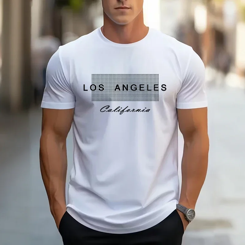 2026 été nouveau T-shirt pour hommes de haute qualité 100% coton couleur Pure t-shirts urbain décont