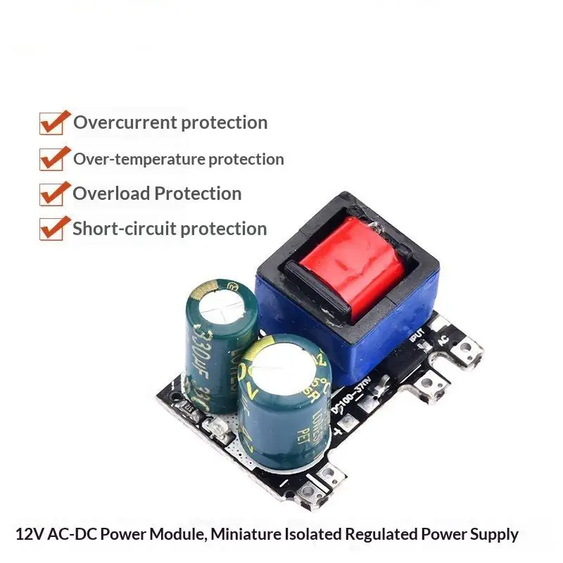 AC DC 12V 300/450/1000MA Converter AC 220V to 5V Step Down Transformer Power Supply Module with Multi Currents Electronic Part