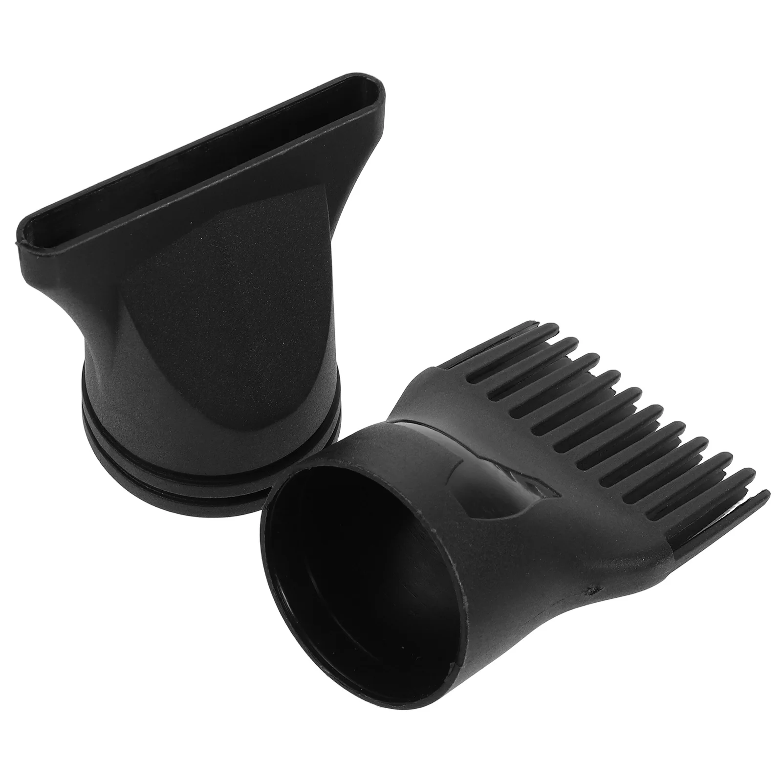 

2Pcs HairDryerNozzle TravelConcentrator PlasticCurlyBlow DiffuserAttachment HighTempResistant EvenHeatDistribution