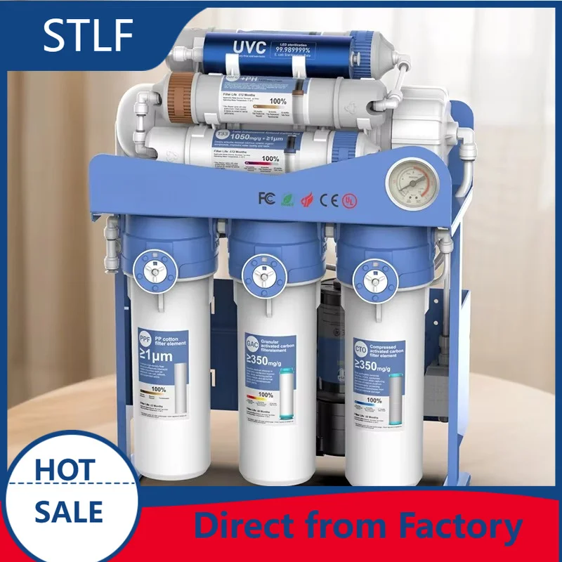 Sink Friendly 8-Stage homeWater Treatment Filter with Washable Pre Filter