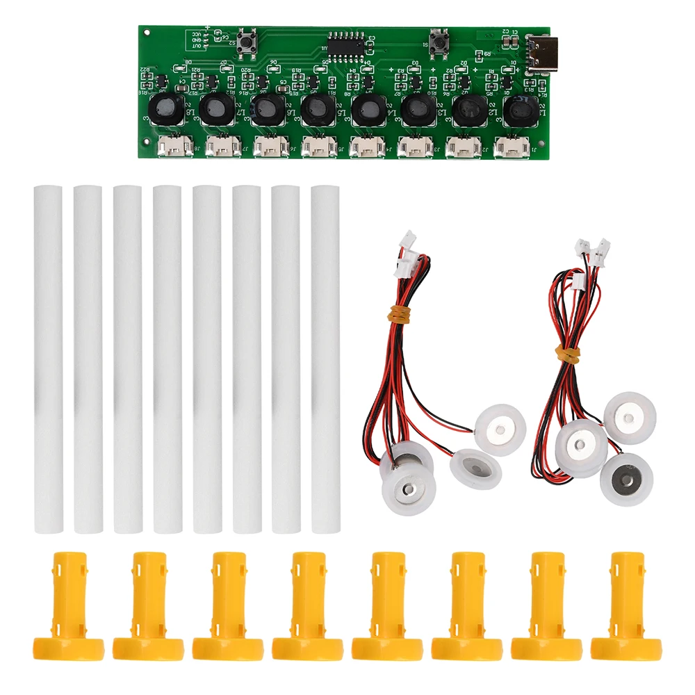 DC 5V 12W Sprühbefeuchter-Modul Zerstäubungssteuerplatine Ultraschall-Zerstäuber Unterstützt Schnelles Laden mit Typ-C-Schnittstelle