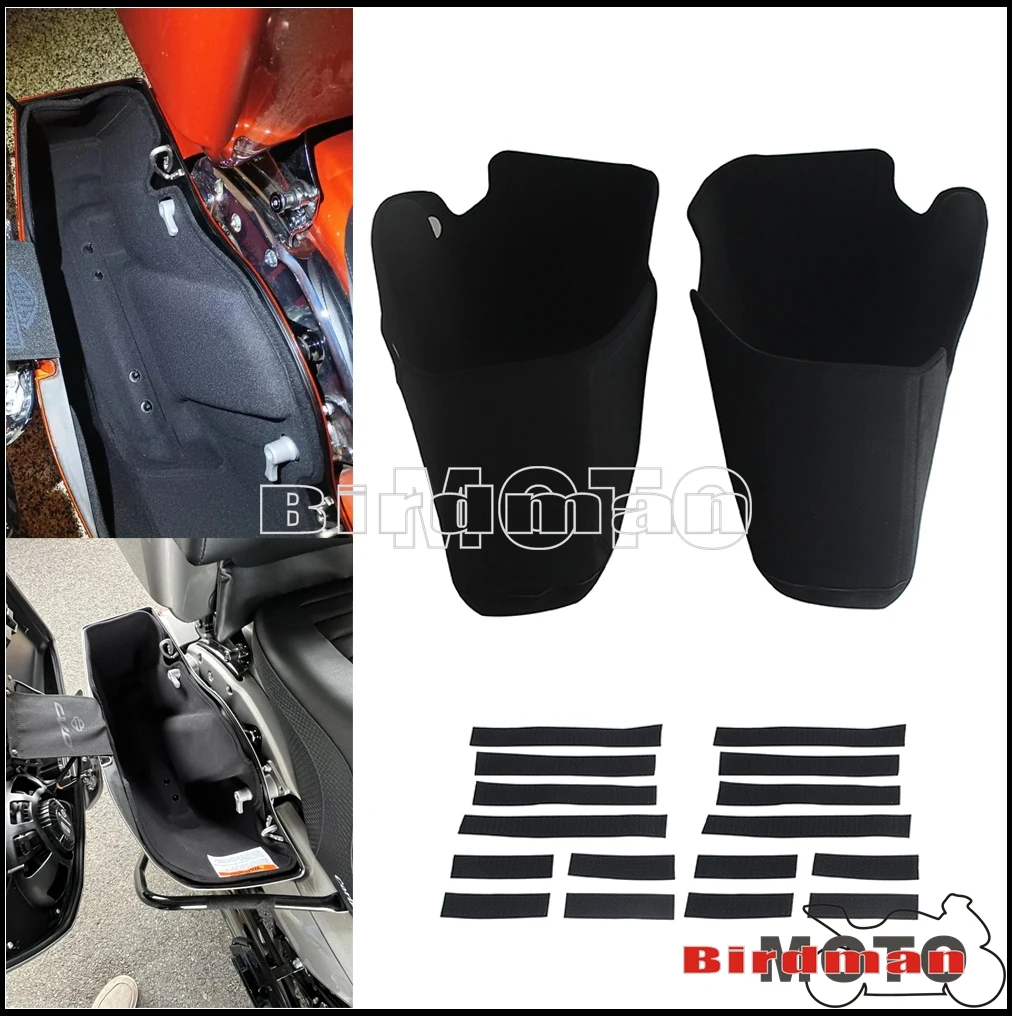 Right liners Motorcycle Premium Fitted Saddlebag Lining For Harley Touring CVO Street Glide FLHX FLHXSE 2023 2024 Street Sliding