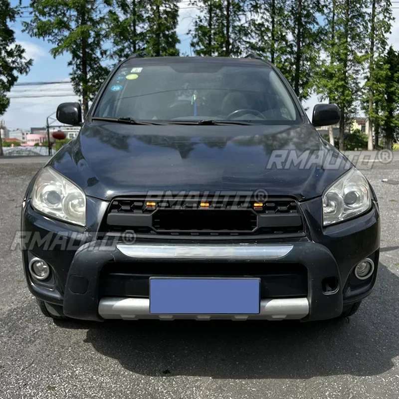 Paraurti Griglia Per Toyota RAV4 2009-2012 Auto Paraurti Anteriore Racing Grill Body Kit In Plastica ABS Paraurti Anteriore Griglia Accessori Auto