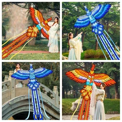 Phoenix kites flying butterfly kites surf outdoor toys for children kites string line folding kite chinese kite parachute fabric