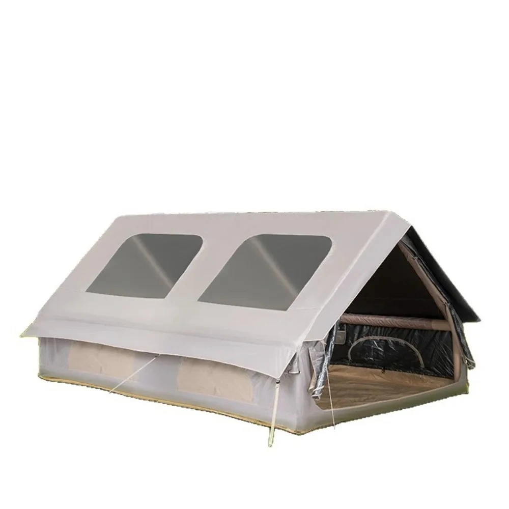 Tent Wild Camping Two Rooms One Living Room Free Build Large Tent Outdoor Camping Black Glue Fully Automatic Inflatable