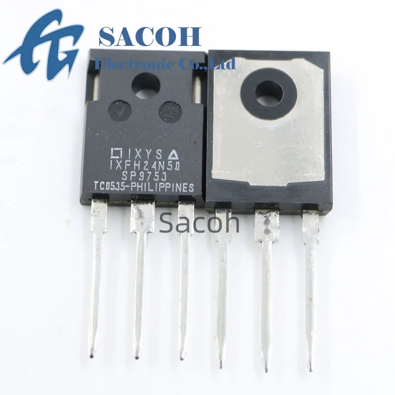 New Original 5Pcs/Lot IXFH24N50 IXFH24N50Q 24N50 TO-247 24A 500V Power MOSFET