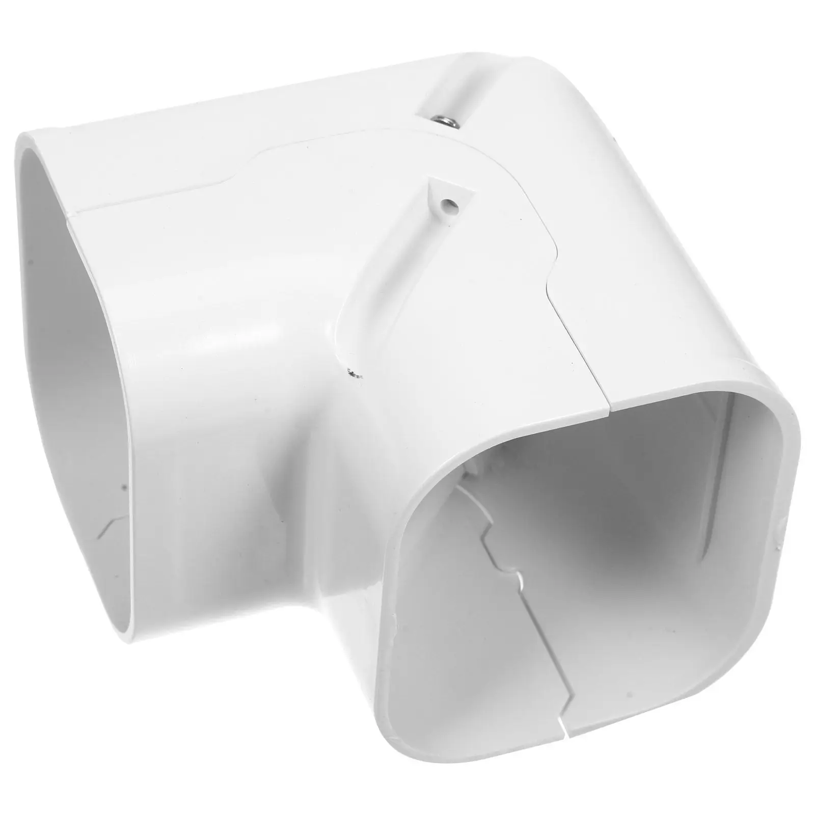 

Air Conditioner Duct Cover 90 Degree Vertical Bend PVC Wall Tubing Protective Cover Stylish Ducting Solution for Indoor Use