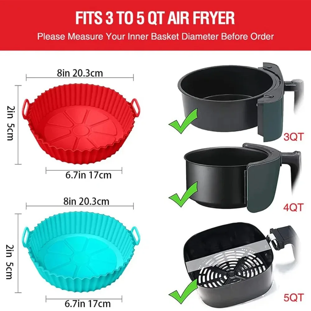 Wiederverwendbarer Silikon-Ein – Air Fryer Silicone Pot Liner Bewertung und Preis