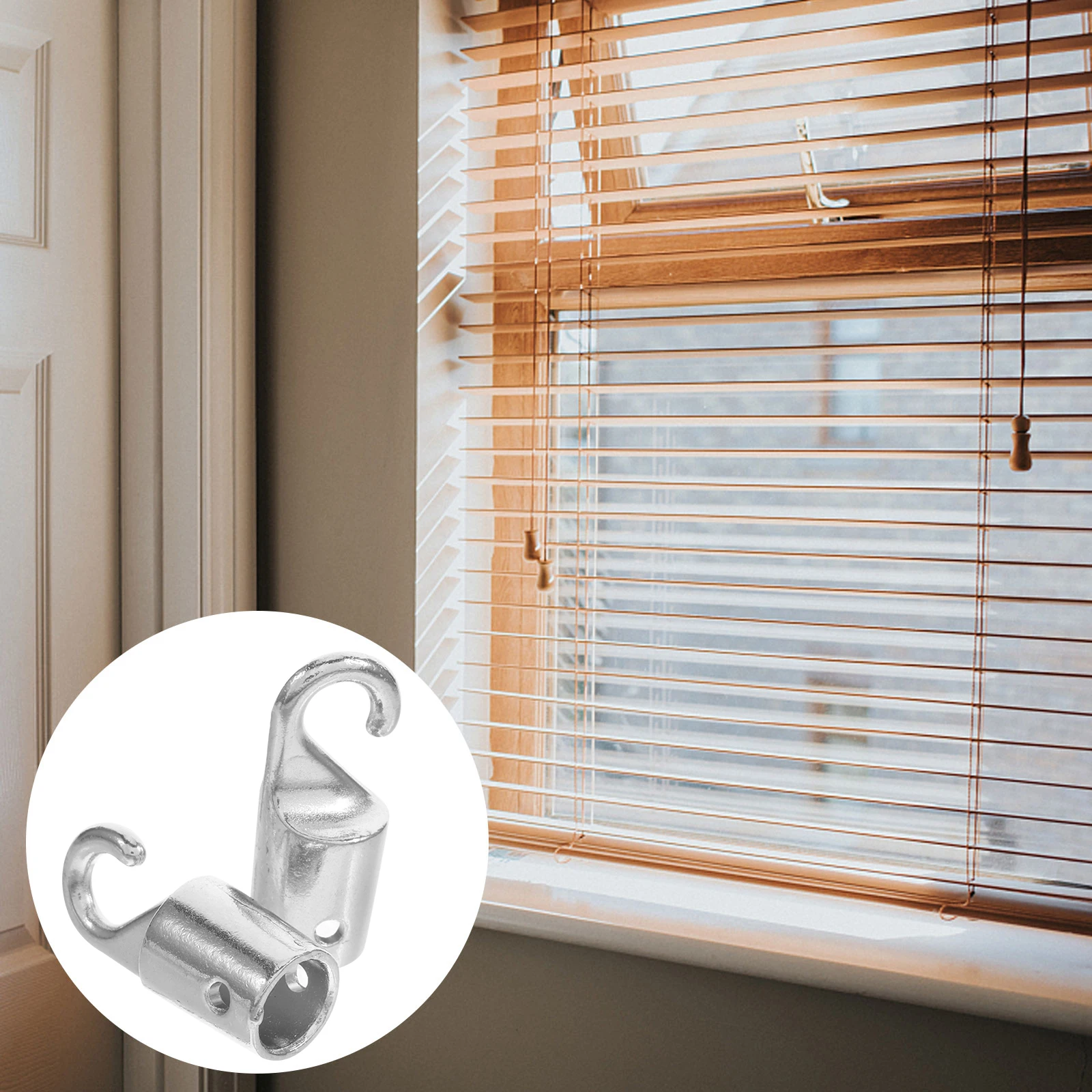 

2pcs Curtain Blind Wand Hooks Blind Accessory For Blinds Replacement Drapery Pull Rod Hooks Tilt Rod Hook Accessories