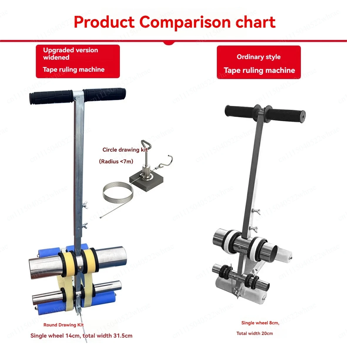 Line Marking Machine for Sports Fields, Parking Lots, Roads, Basketball Courts, and Circular Marking On The Ground.