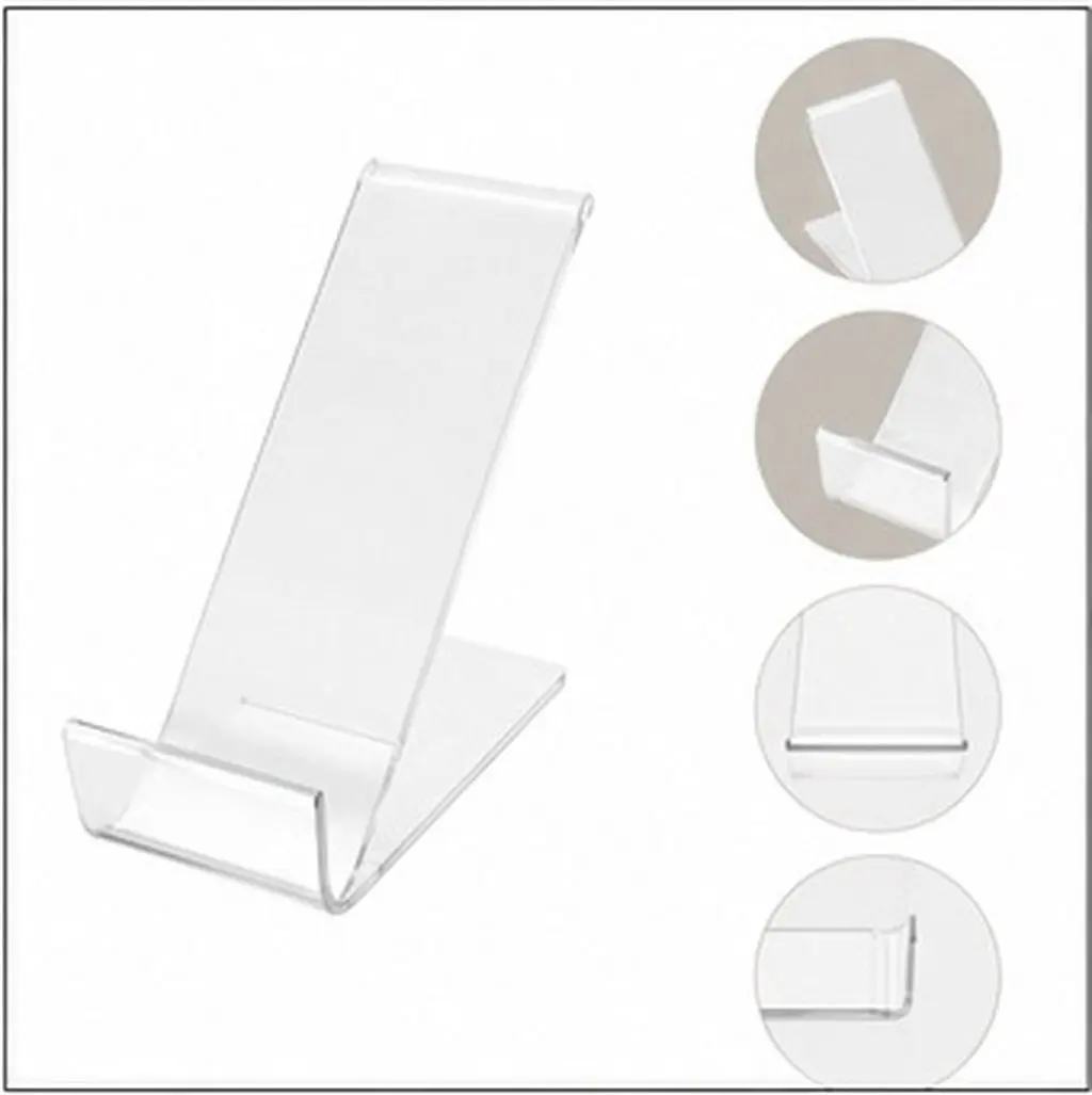 Heavy Duty Transparent Acrylic Shoe Display Stand for High Heels – 2 Pairs, Retail Store & Mall Showcase