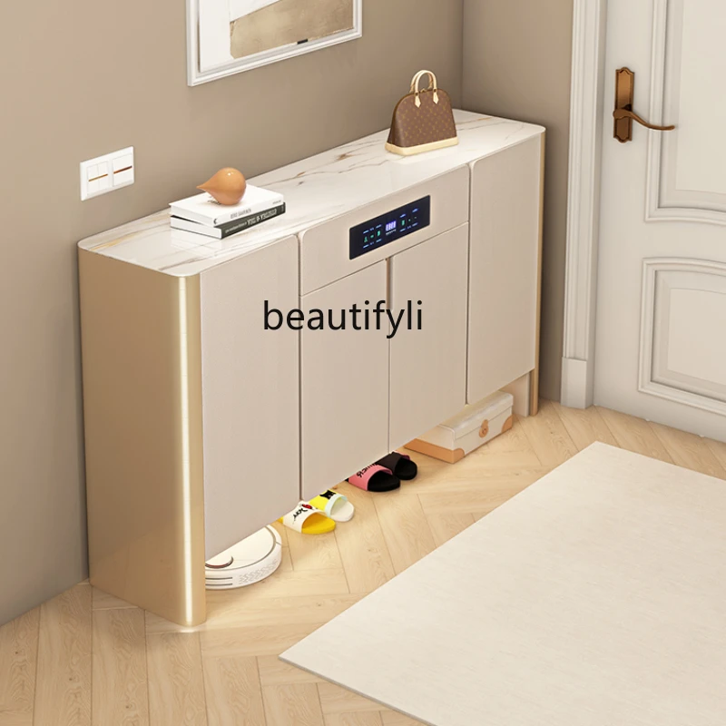 

Light Luxury Intelligent Disinfection Shoe Cabinet Sterilization Drying Entrance Shoe Cabinet Integrated Hallway