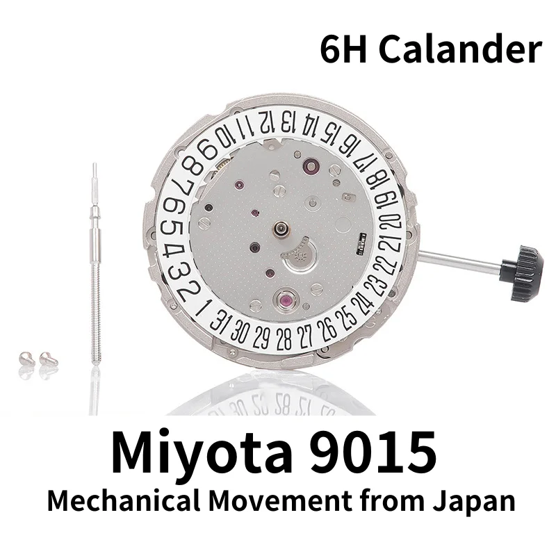 

Watch Movement Accessories Miyota Mechanical Watch Movement Original Brand New 9015 Ultra-Thin West Rail 6H Calande