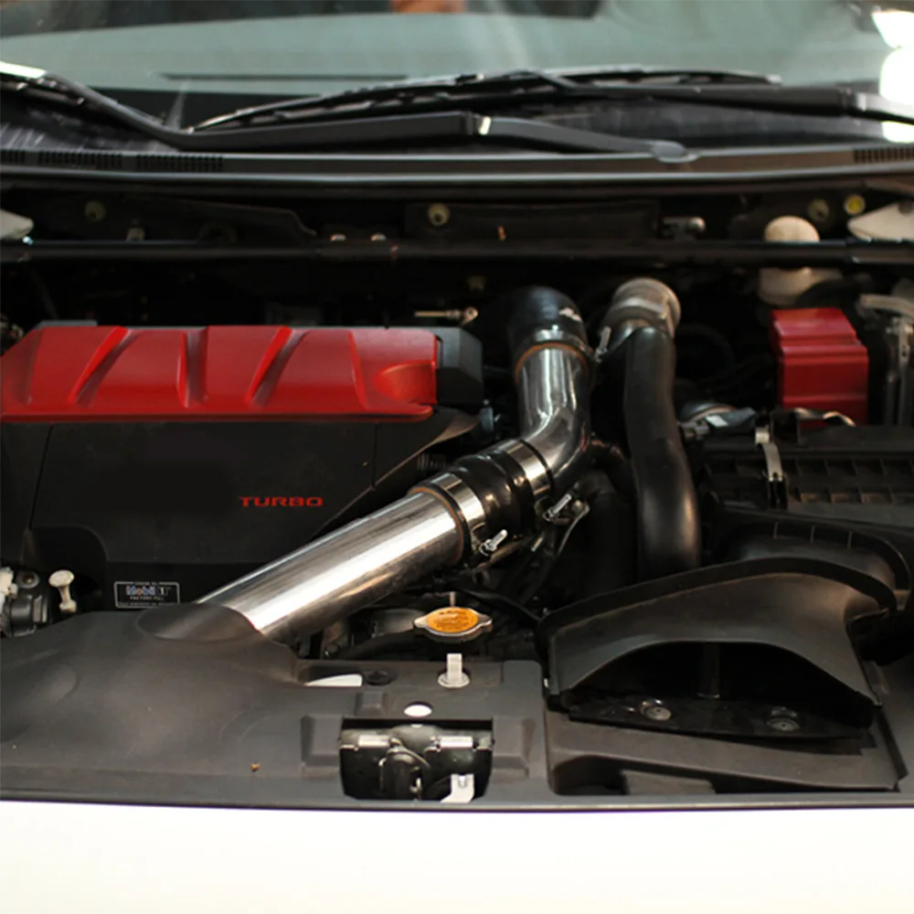 L-نوع 51 مللي متر \ 57 مللي متر \ 63 مللي متر/70 مللي متر/76 مللي متر أنبوب ألومنيوم العالمي أنبوب دخول الهواء البارد لسباق السيارات توربو تدفق عالي