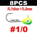 8PCS 1l0 Yellowgreen