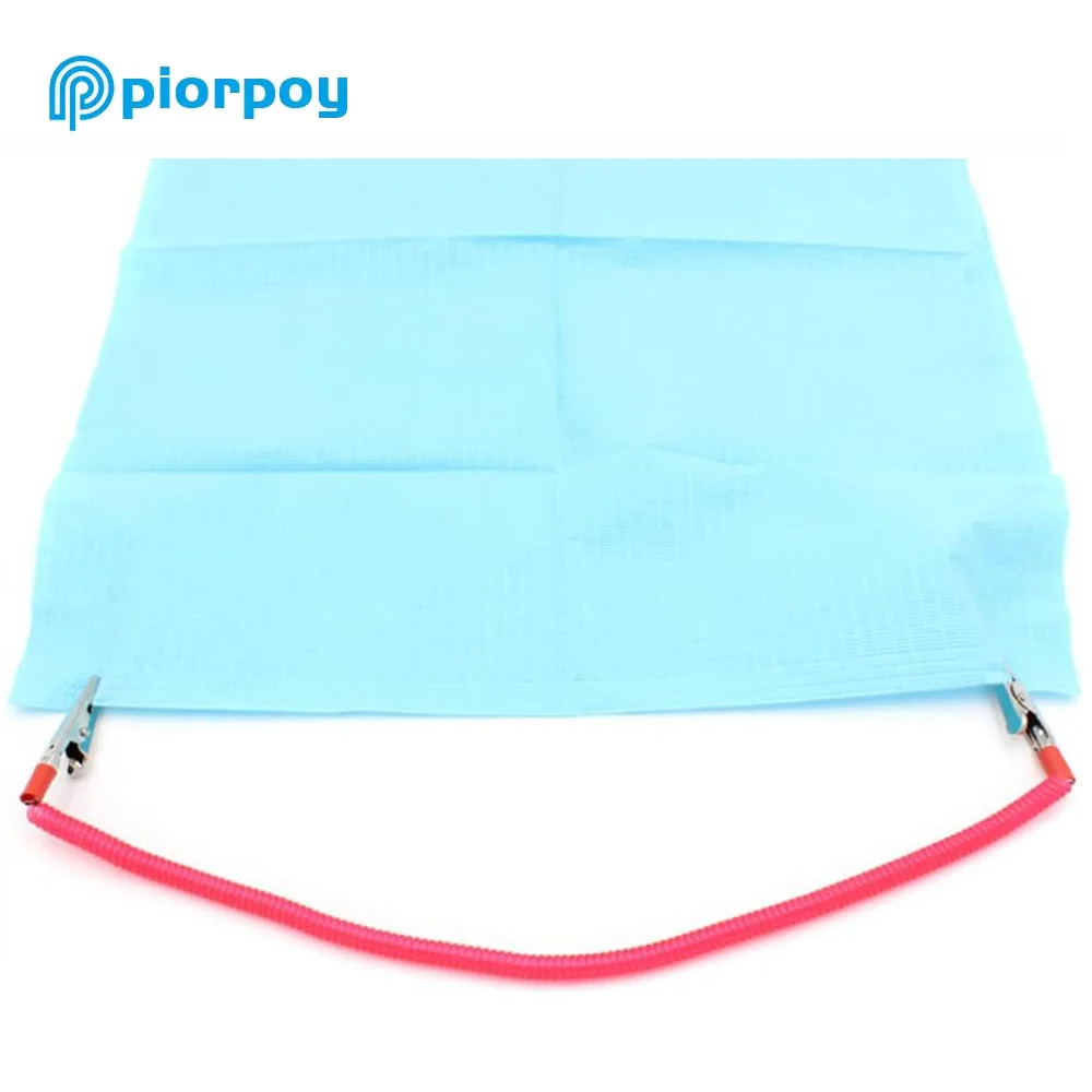 PIORPOY 1/4Pcs Dental Plastic Scarf Bib Clip Elastic Scarf Clip/Napkin Holders/Spring Rope Dentist Lab Tools Dropship