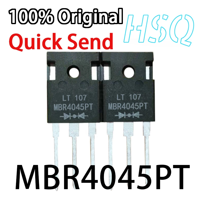 5PCS New Original MBR4045PT MBR4045 Direct Insert TO-247 Schottky Diode 40A/45V