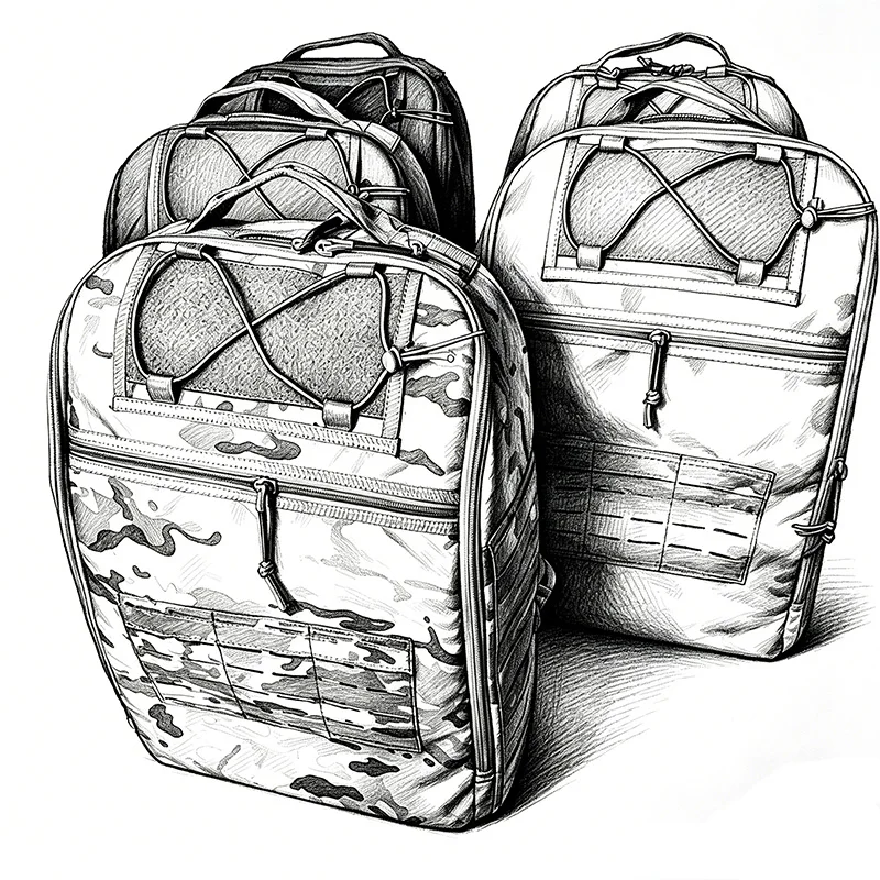 Outdoor Multifunctional Water Bag, Camping Backpack, Hiking, Mountaineering trekking Double-layer Fixing Tactical Field Backpack