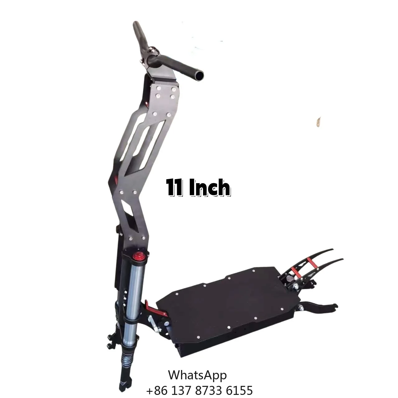 2024 New Frame 60V 5600W 6000W 11inch Electric Scooter Body Frame Foldable Aluminium Alloy Material For Sale