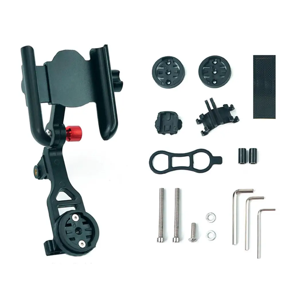 

Держатель телефона с креплением на вынос велосипеда из алюминиевого сплава для телефонов 477 дюймов с зажимом для фар и удлиненными винтами выноса