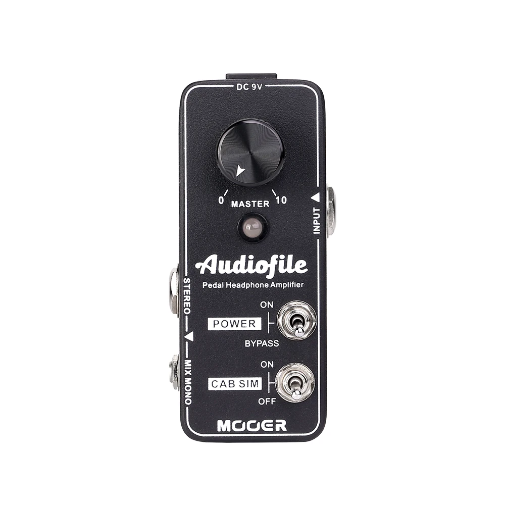 

MOOER Audiofile Headphone Amplifier Guitar Effect Pedal True Bypass Built-in Analog Speaker Cabinet Simulation Guitar Pedal