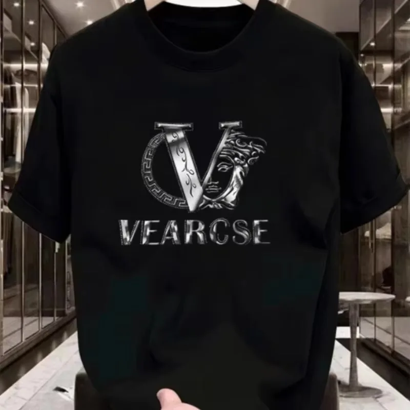 2026 New Men Pure Cotton Luxury Graphics Fashion T-shirt T Summer Men and Women O-neck Short Sleeve Fashion Luxury Casual Tee